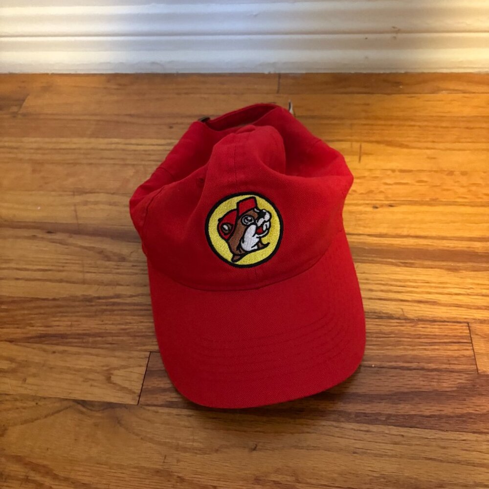 Buc-ees Red Dad Hat